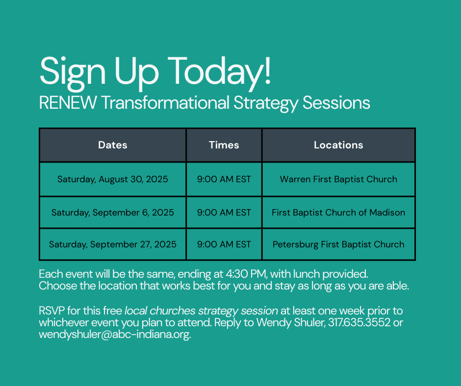 Sign Up for RENEW Event &/OR Complete The Survey!